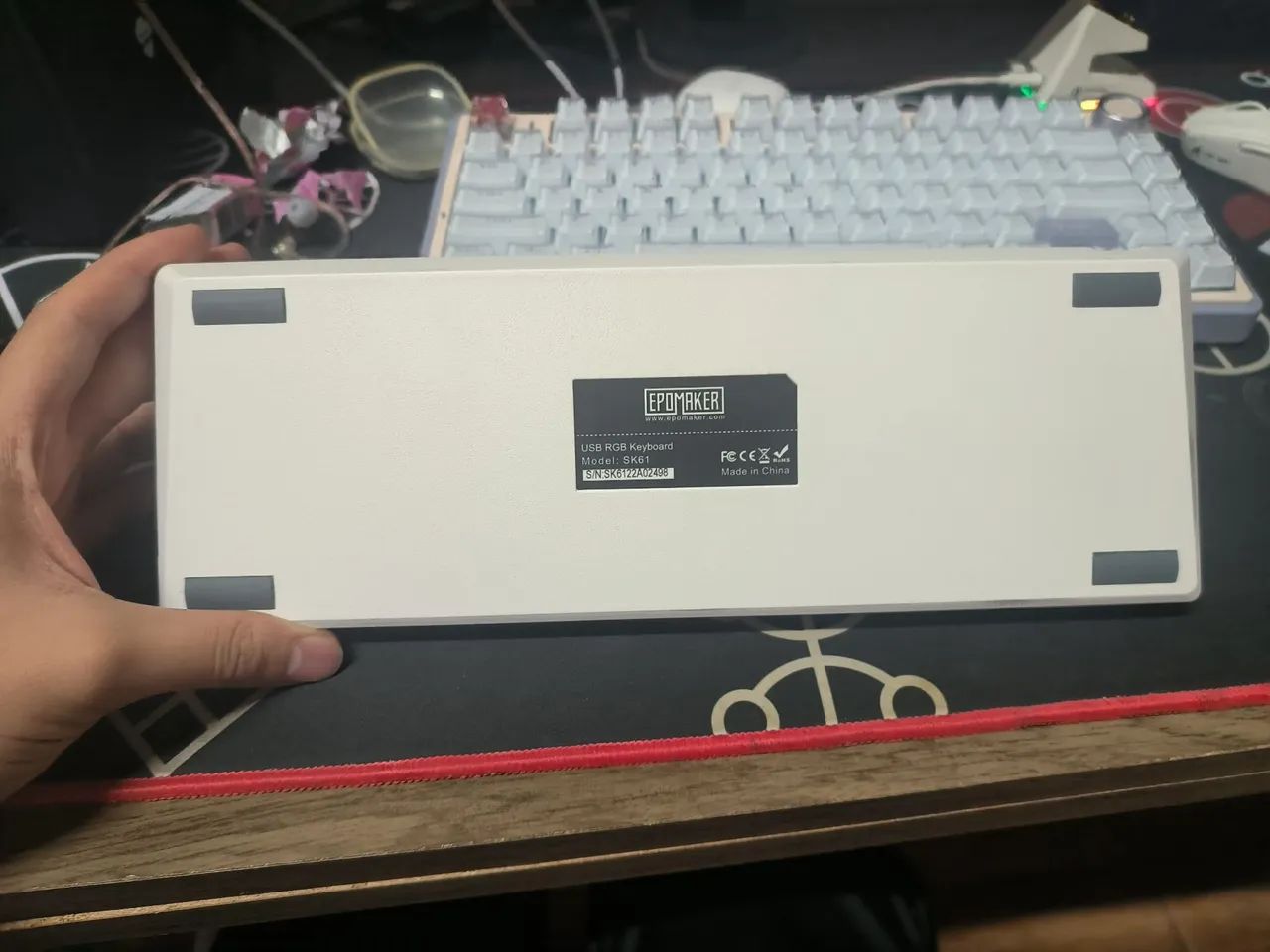 Teclado Mecânico EPOMAKER SK61 60% Panda - Foto 2
