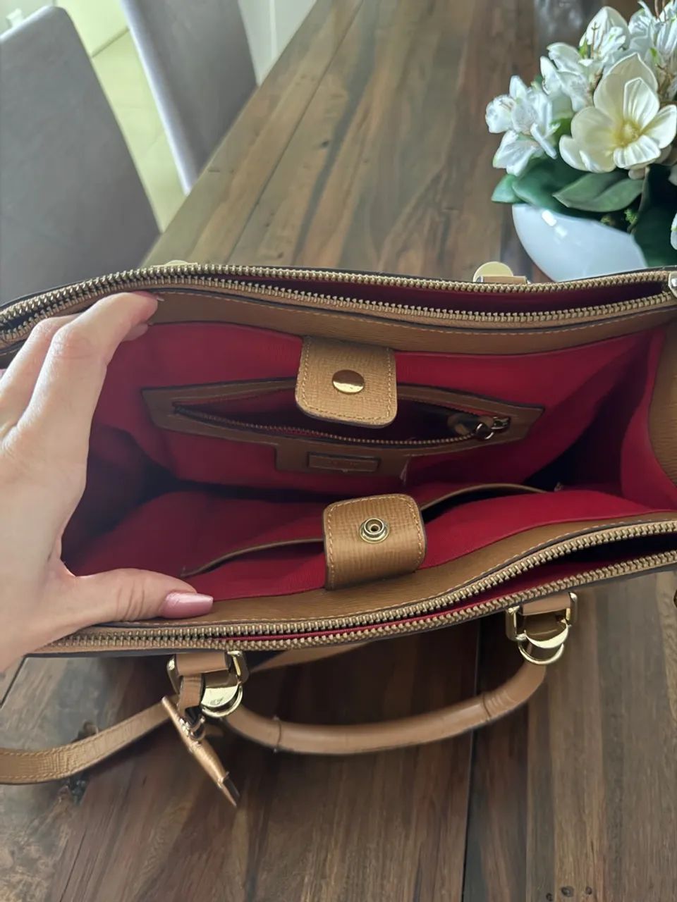 Bolsa Schutz Handbags Original - Marrom - Foto 3