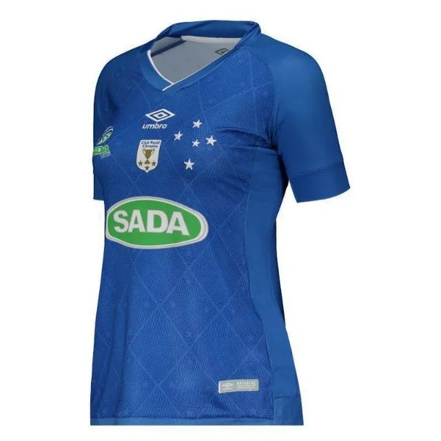 Camisa Umbro Cruzeiro Sada III Feminino 2017-2018 - Foto 2