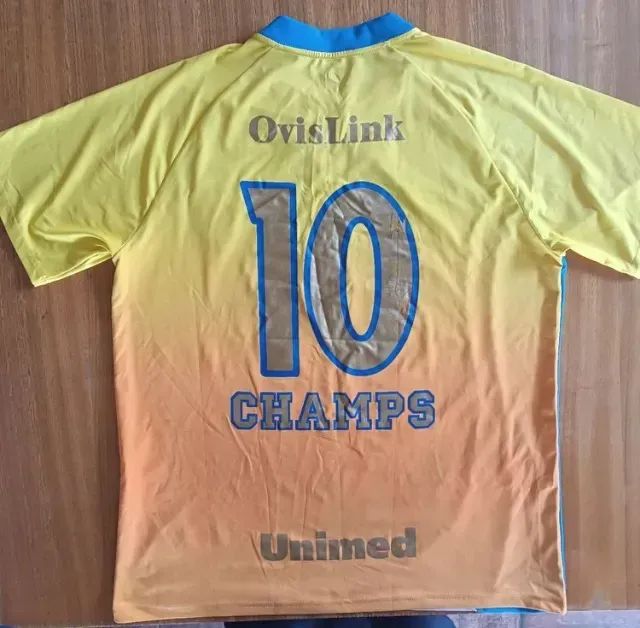 Camisa Original 2009 Avaí FC Champs Terceira Camisa Amarela M - Foto 3