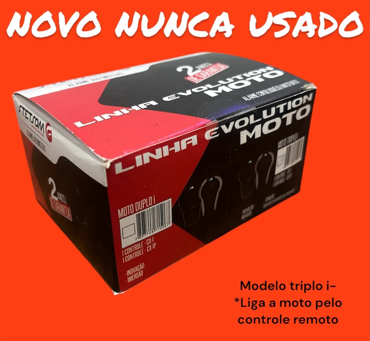 ? Alarme Stetsom Triplo I NOVO - Ligue sua Moto no Controle! ?