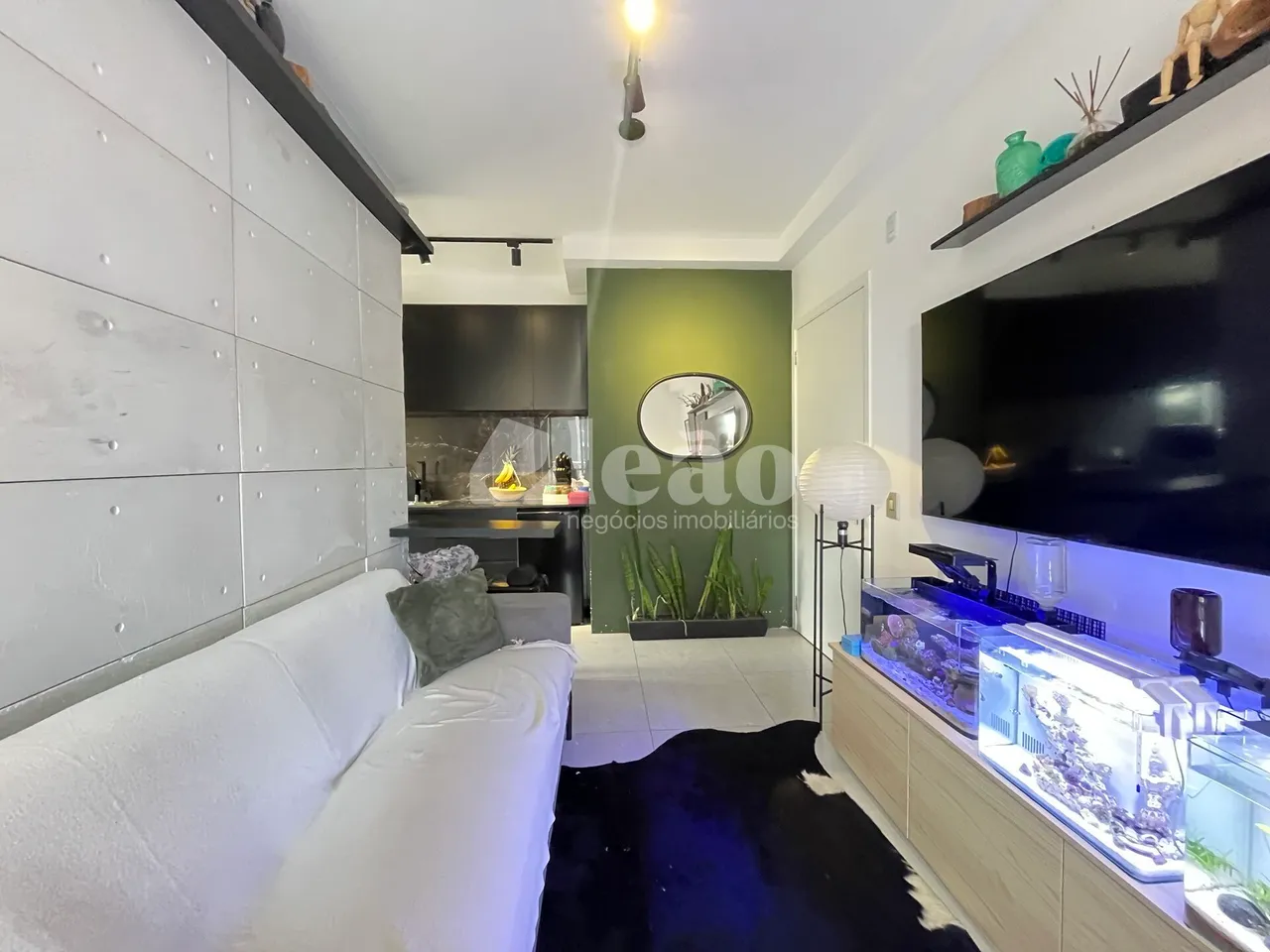 Condomínio Morada do Vale - Apartamento térreo com 1 quarto, completo em armários e closet