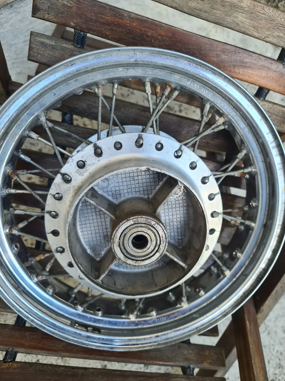 Roda Trazeira da Moto Shadow 600 ( Desapego)
