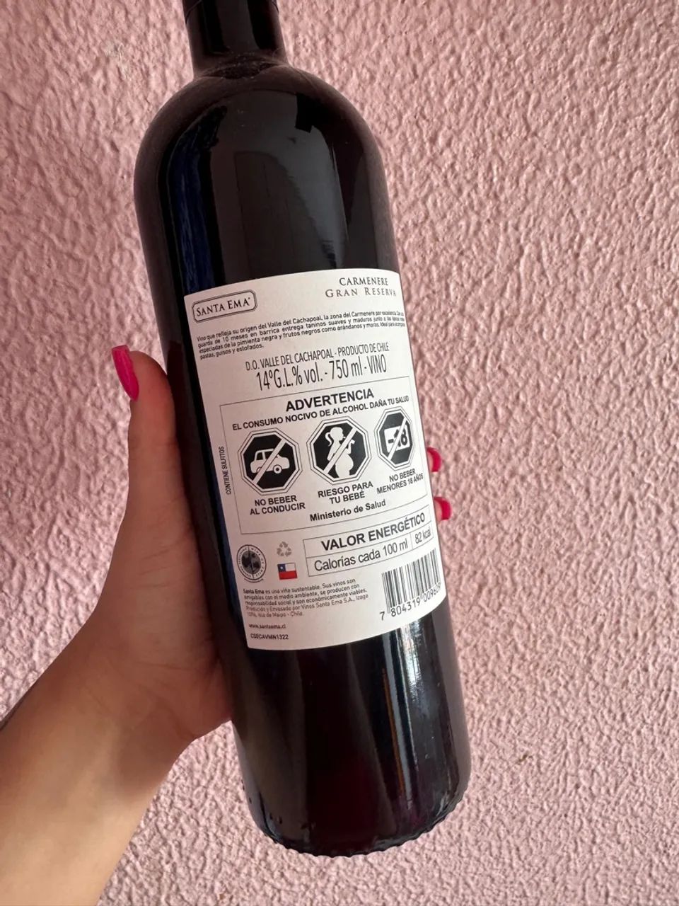 Vinho Santa Ema Gran Reserva Carmenere 2022 - Foto 3