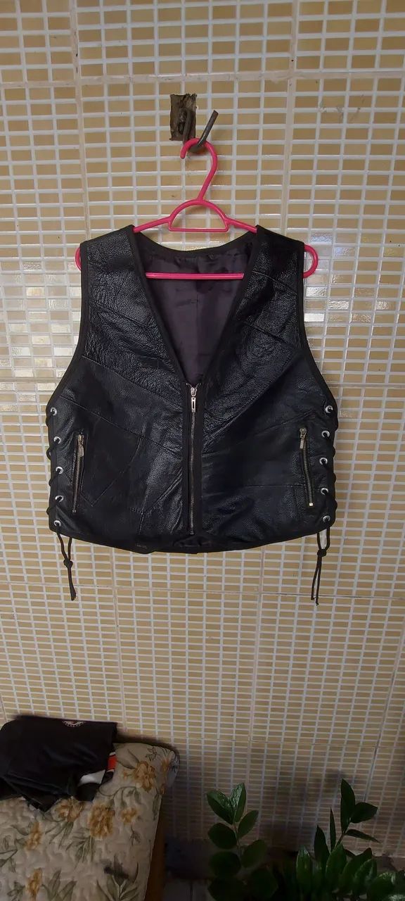 Jaqueta de couro para motociclista 2 jaquetas - Foto 3