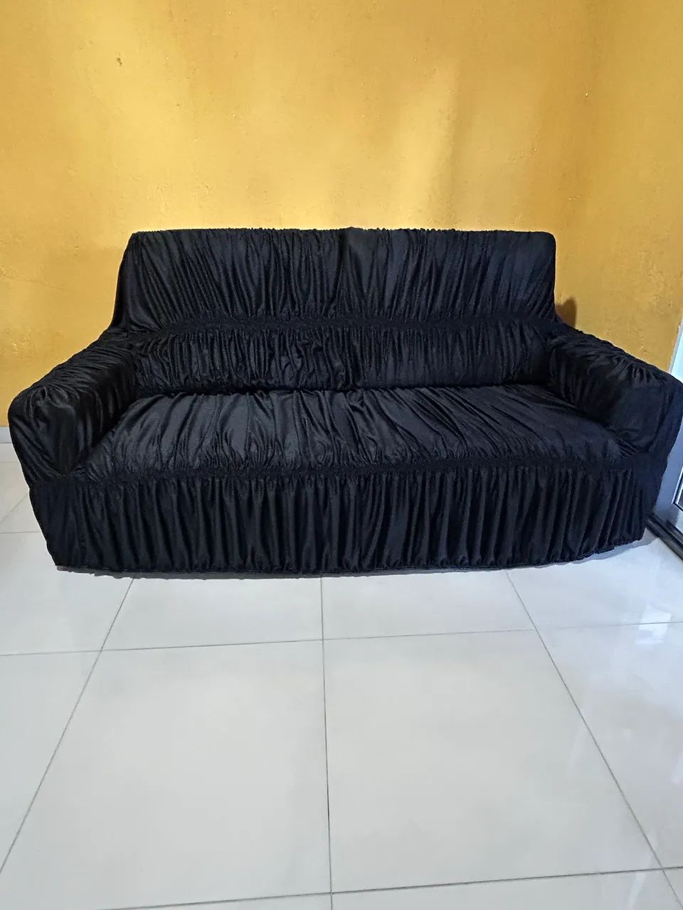 Capa De Sofá 4 Lugares Retrátil King GG Elasticada - - Foto 2