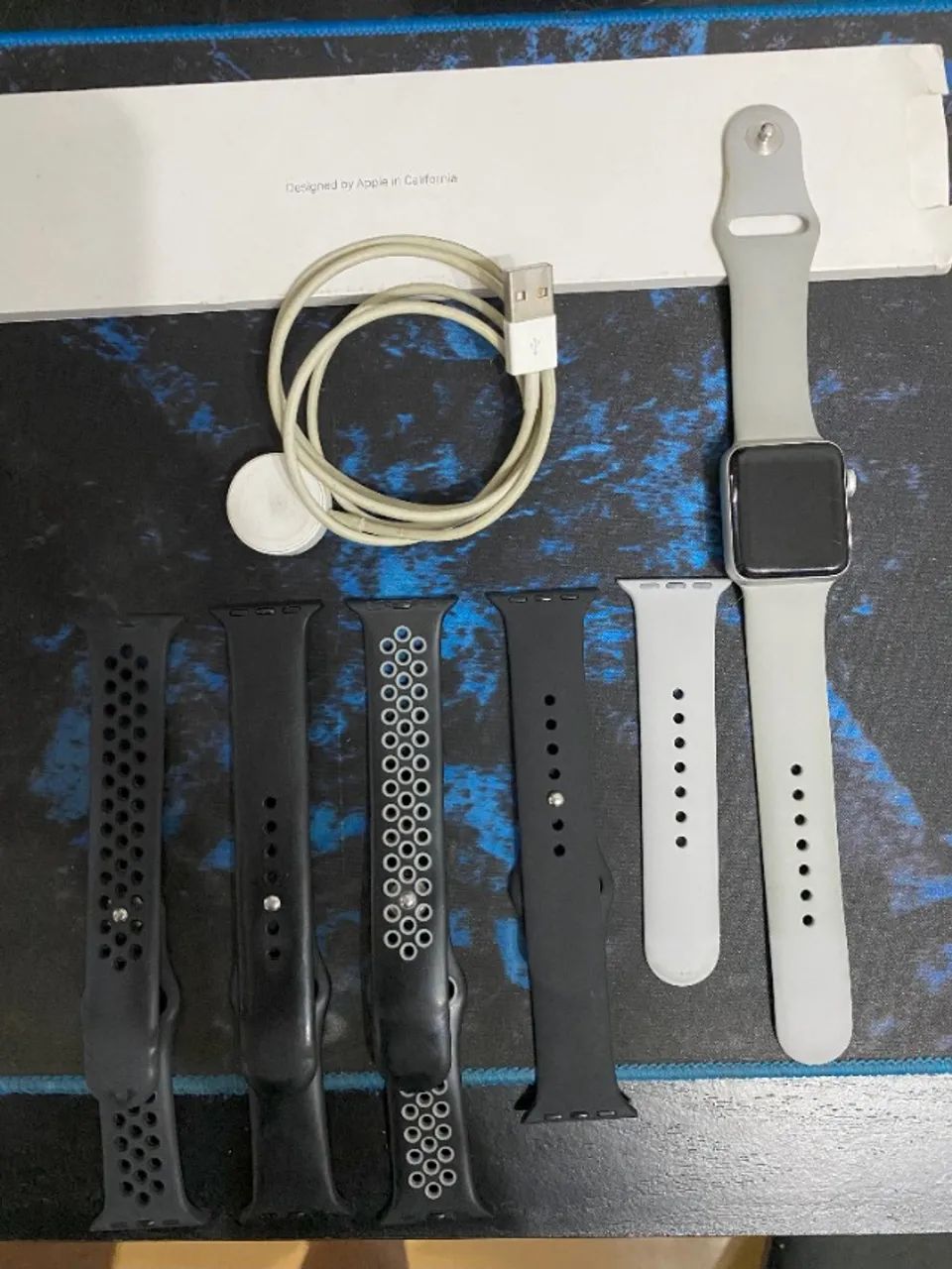Apple Watch Series 3 Gps 38mm usado + 4 pulseiras - Foto 3
