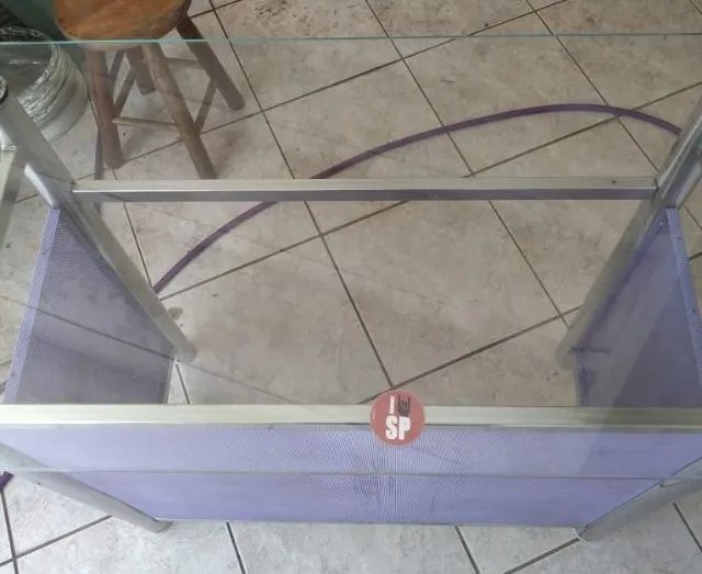 Balcão para Recepção em Aço Inox e Blindex 1.50X50cm altura 92cm  - Foto 3