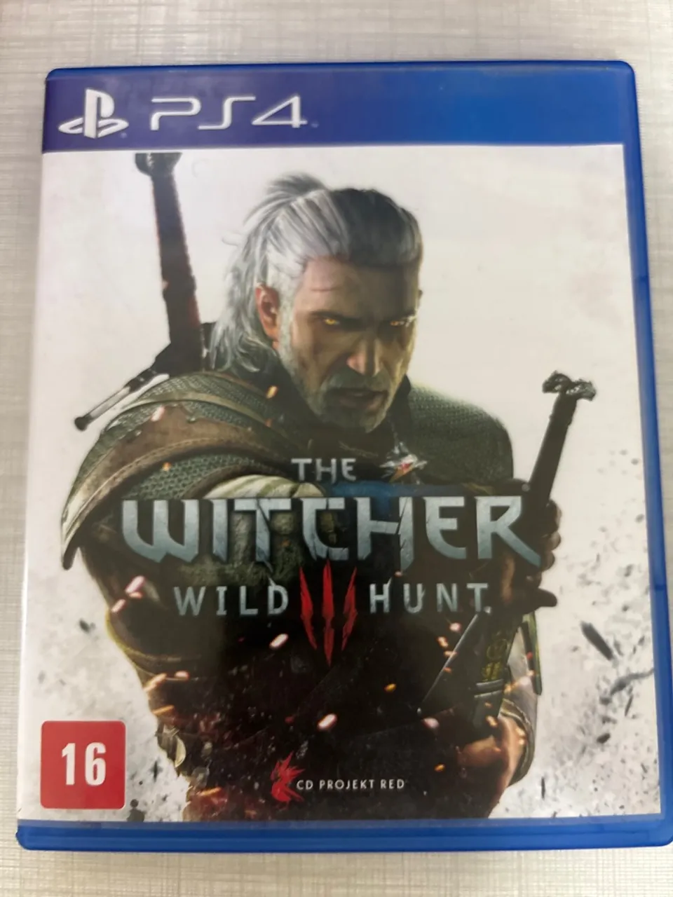 The witcher edição com mapa do jogo