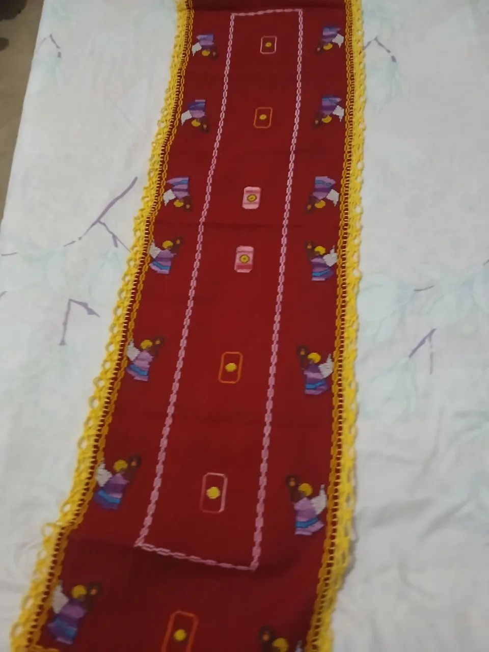 Toalha de banquete ponto cruz  - Foto 5