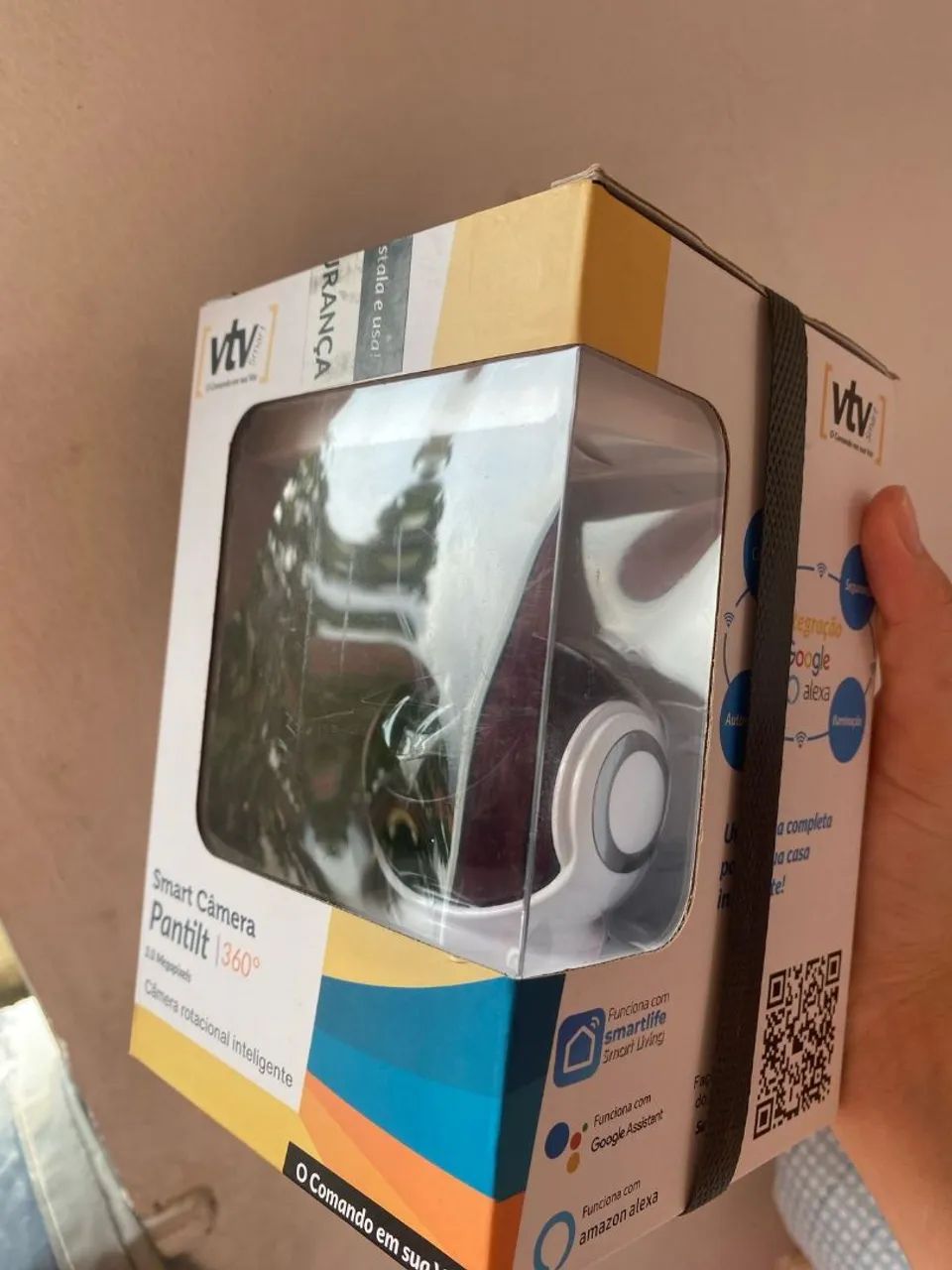 Câmera Pantilt 360° VTV Smart -  Nova - Foto 2
