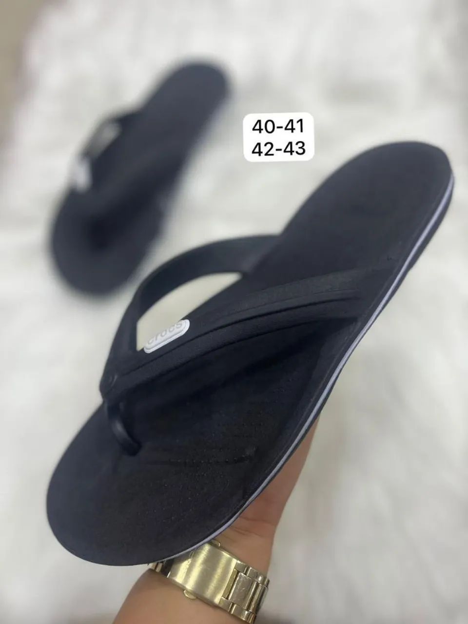 Chinelo Crocs Masculino - Preto