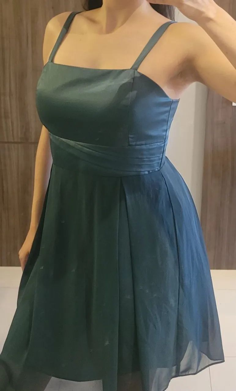 Vestido Festa Verde Esmeralda - Foto 3