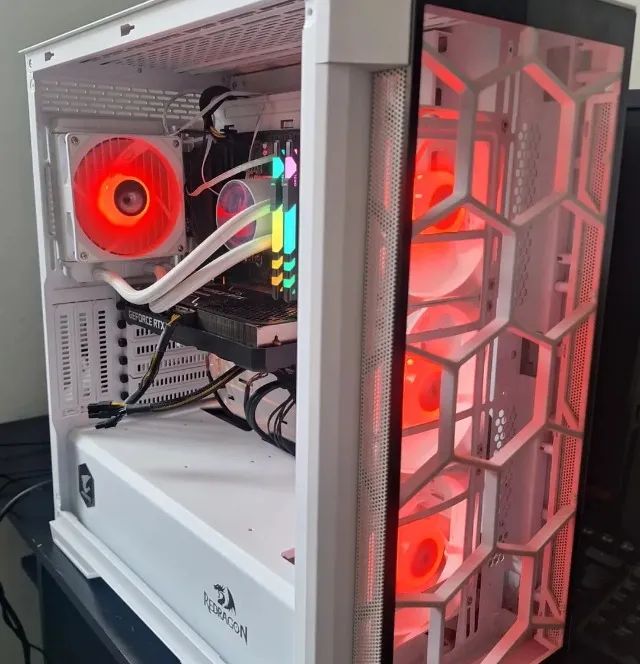 PC Gamer Ryzen 5 5600 | RTX 3060 Ti | 16GB RAM RGB | SSD 500GB | Fonte Corsair 650W  - Foto 2