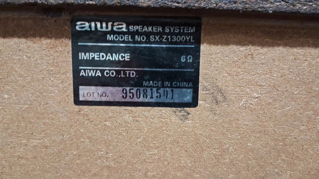 Caixas de Som Aiwa. - Foto 3