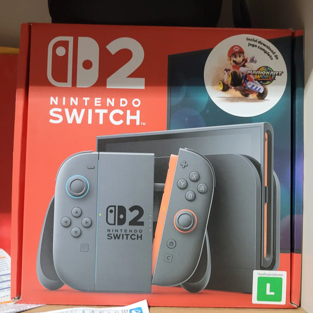 Nintendo Switch 2- Console semi novo sem o jogo mario kart world