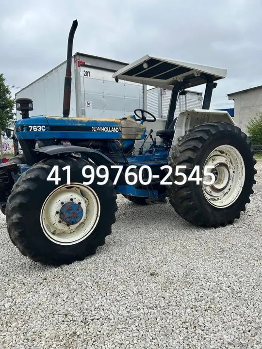 TRATOR NEW HOLLAND 7630 TRAÇADO 4X4 ANO 2000T - Foto 2