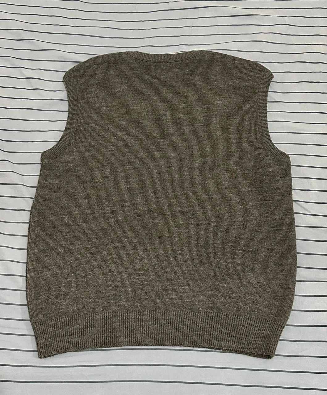Colete de Tricô Masculino Cinza - Foto 2