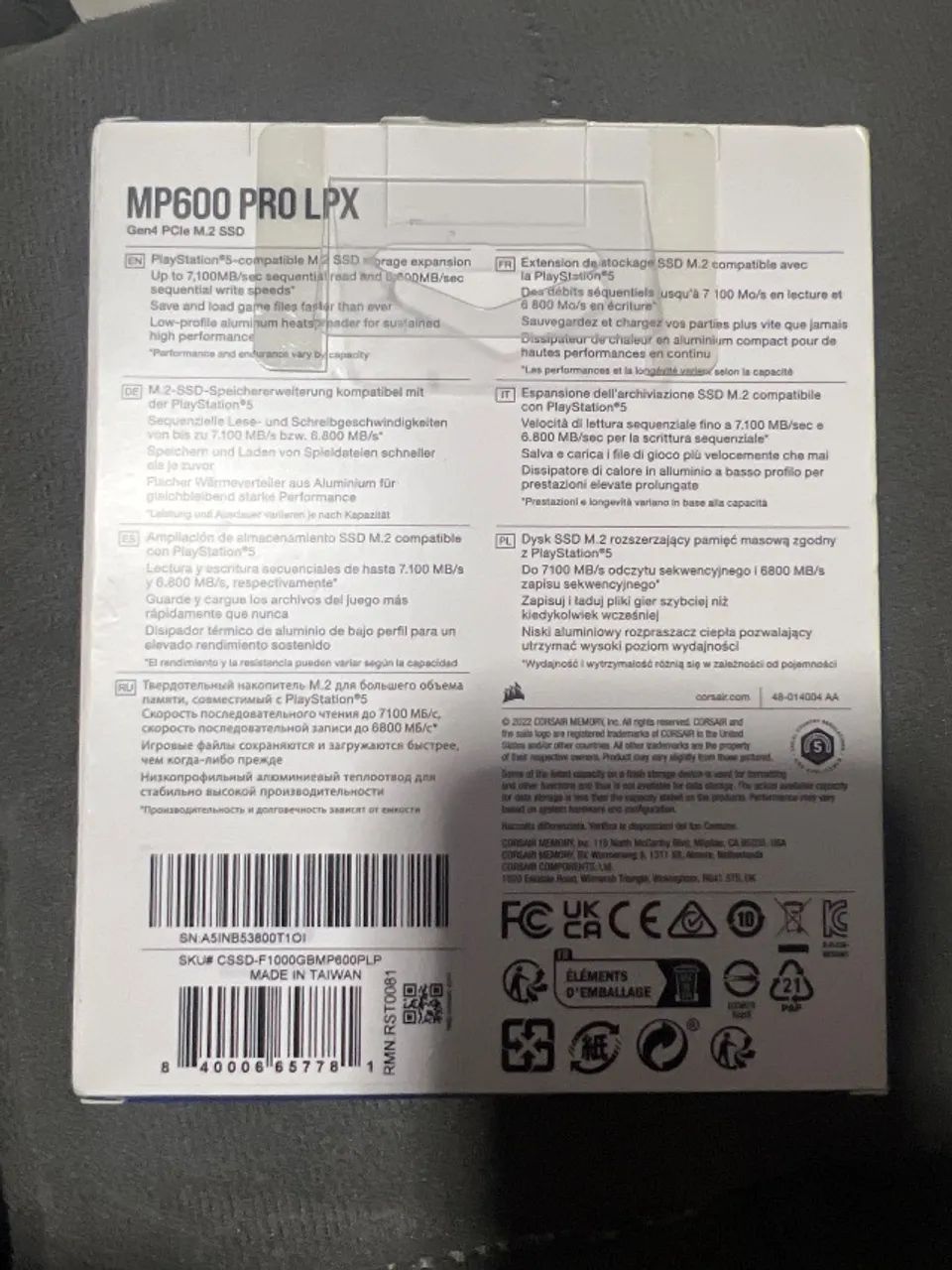 SSD CORSAIR_LACRADO - Foto 2