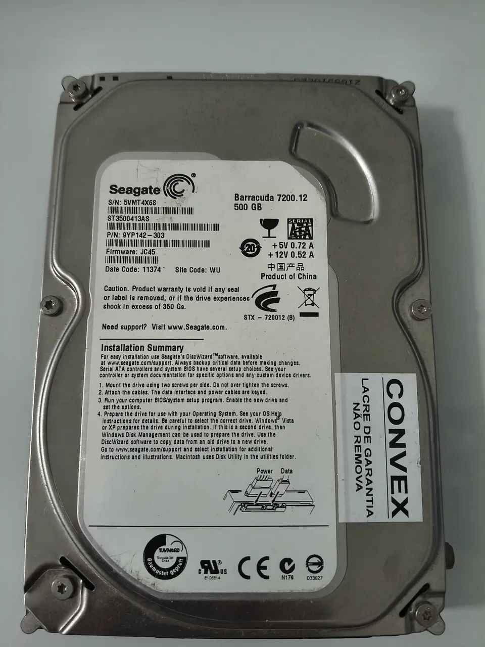 HD Seagate 500GB