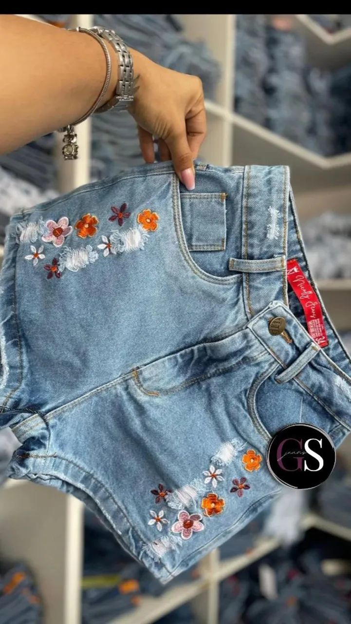 Shorts jeans novos - Foto 2