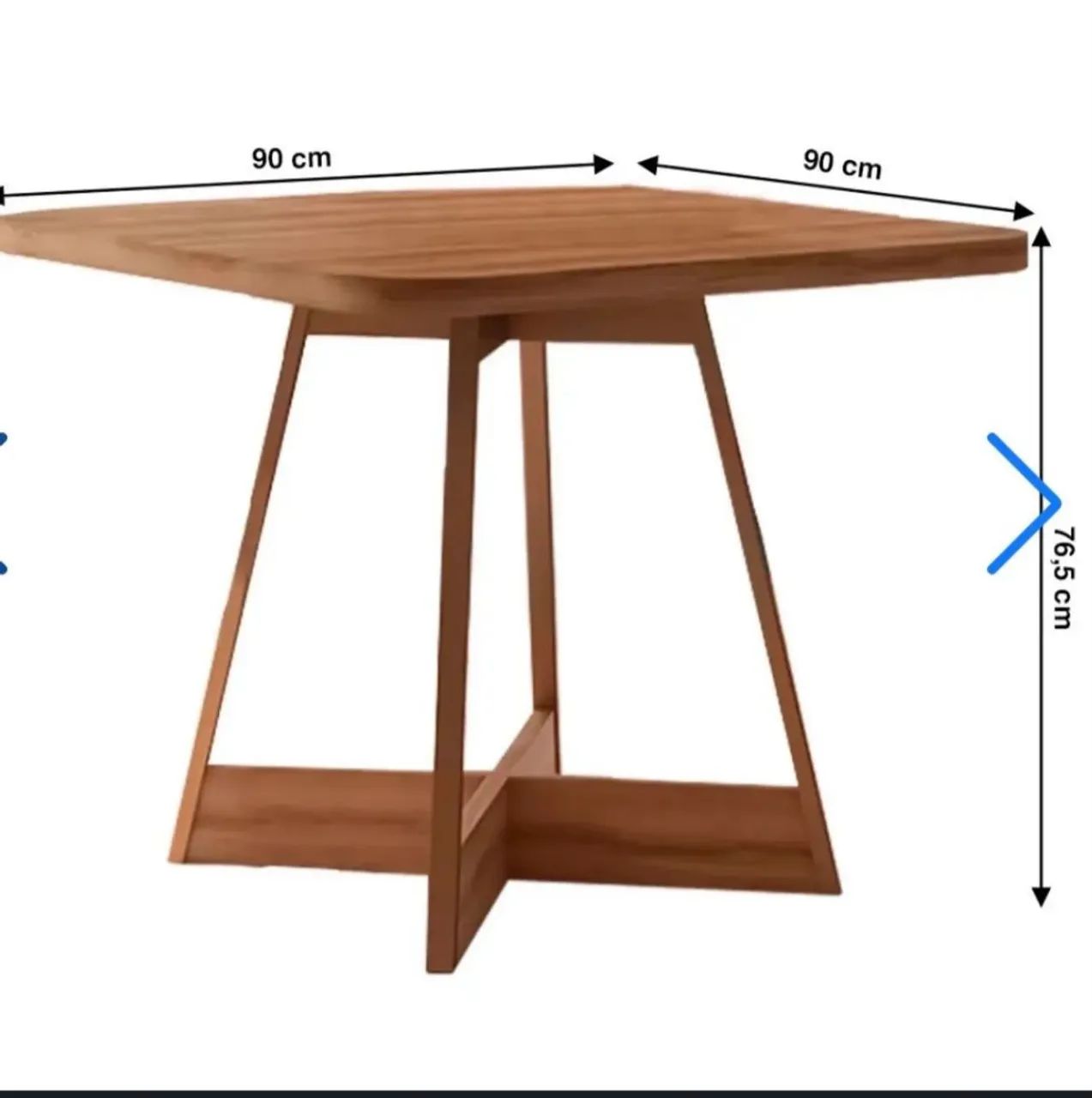 Mesa para salas pequenas. 