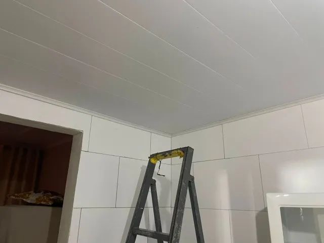 FORRO DE PVC BRANCO LISO - Foto 3