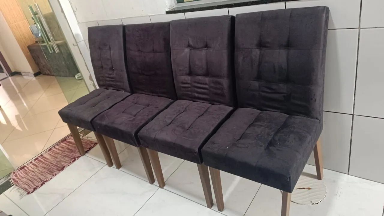 Cadeiras para mesa de jantar 50 reais cada