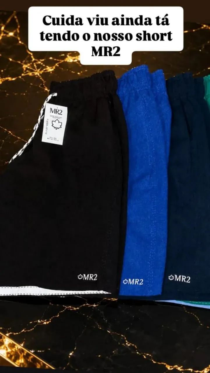 Shorts mr2 e cargos no algodão e linho 