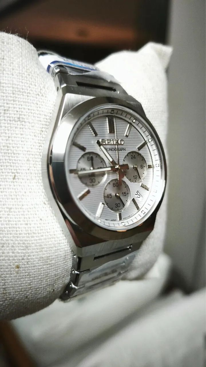 Seiko Cronógrafo Branco - Foto 3