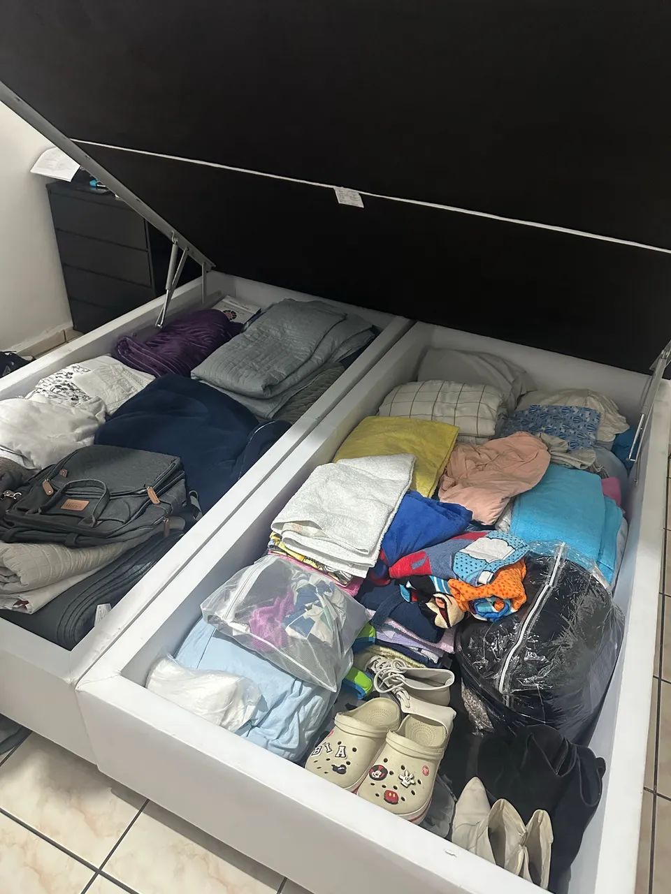 Cama Box casal king size com colchão  - Foto 2
