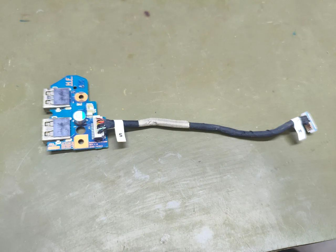 Placa Usb Botão Power Para Samsung Np370e4k Ba92-14764a