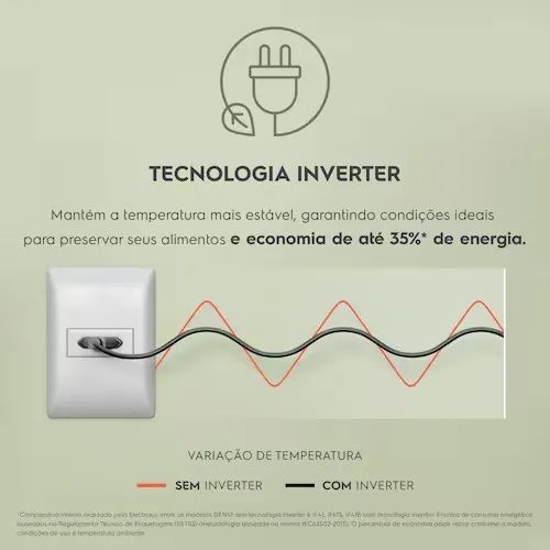 GELADEIRA ELECTROLUX FROST FREE DUPLEX INOX 380L PAGA SOMENTE NA ENTREGA ATÉ 12x SEM JUROS - Foto 4