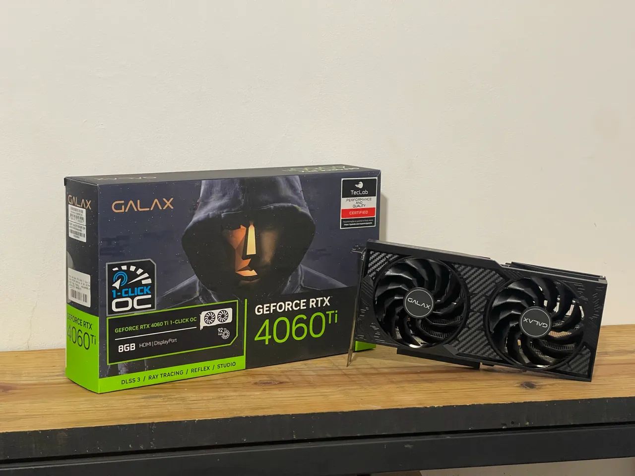 Rtx 4060ti Galax 8Gb com Caixa Muito Pouco Usada