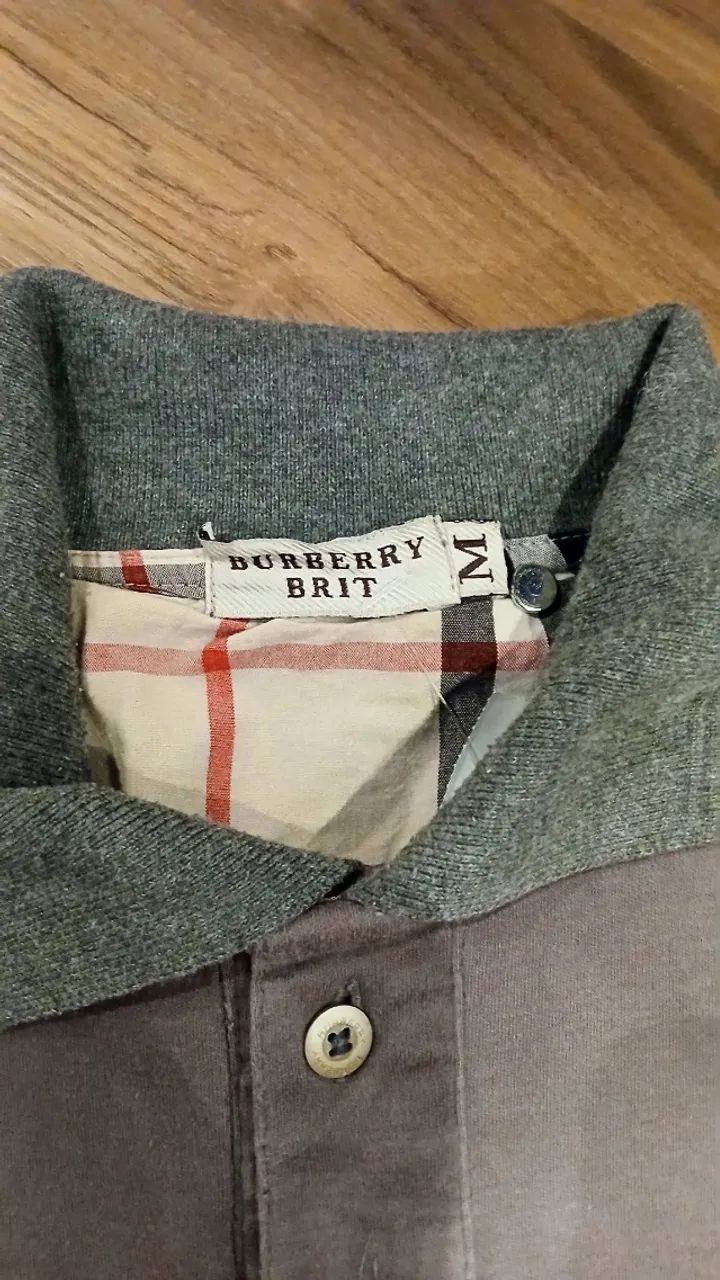 Polo burberry original Tamanho M( Veste PP/P) - Foto 2