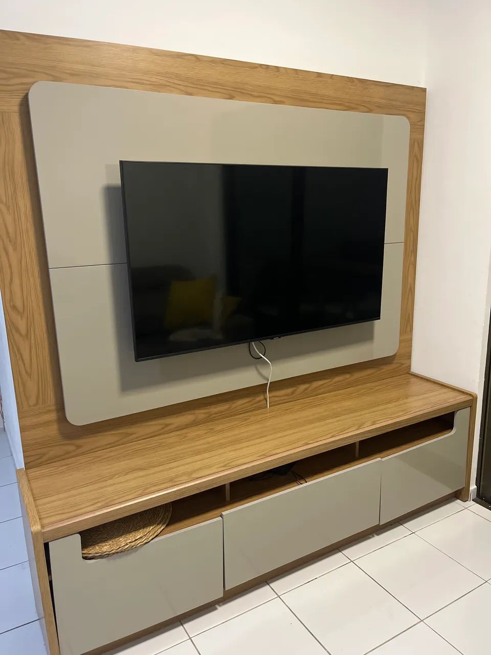 Rack com painel