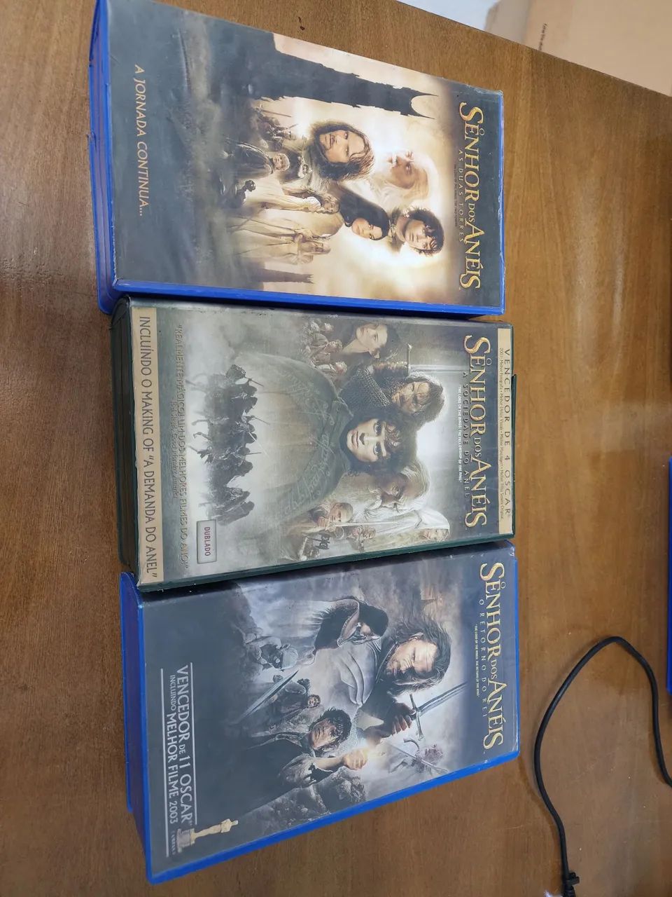 Trilogia Senhor dos Anéis - VHS  - Foto 5
