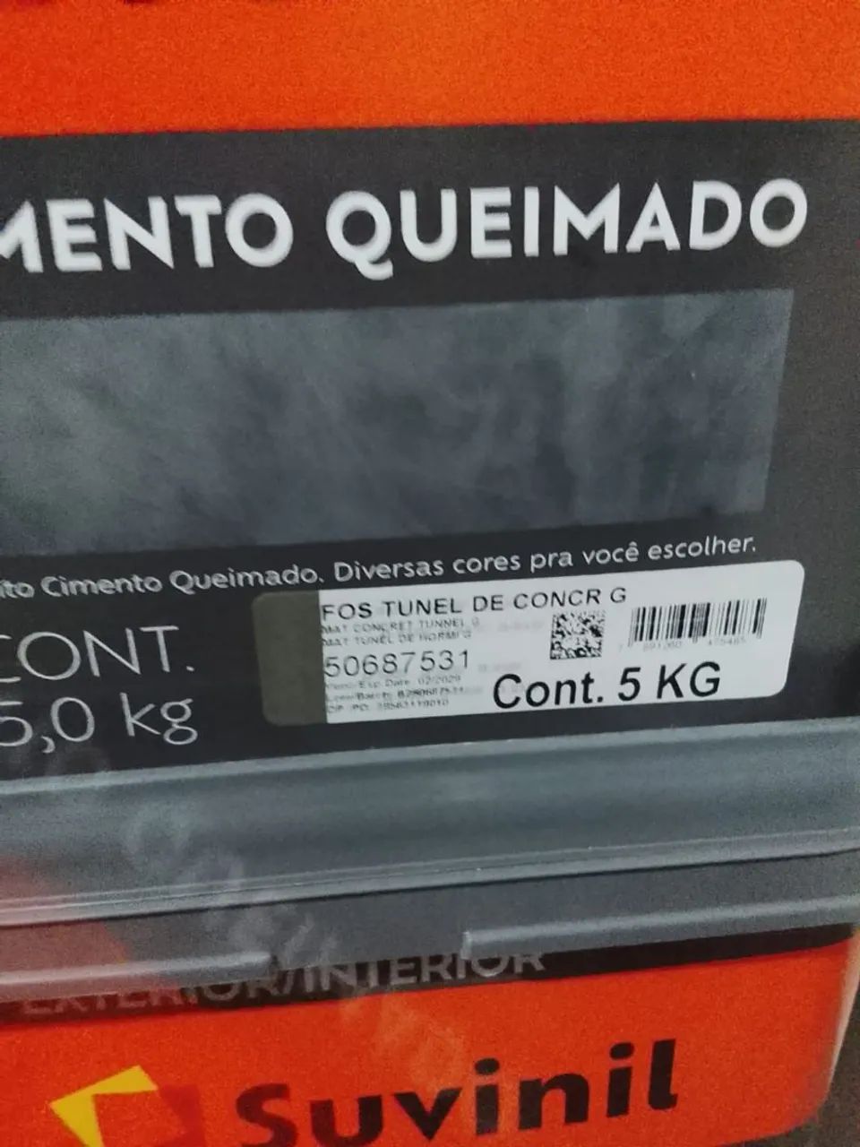 Cimento queimado 5kg  - Foto 2