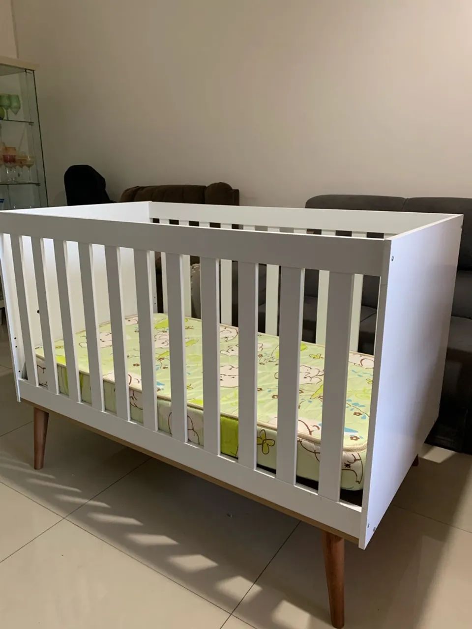 Berço mini cama + colchão COMPLETO!