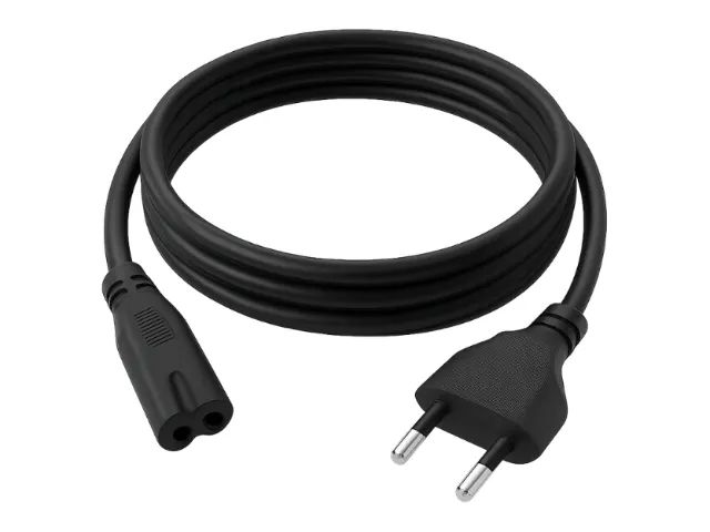 Cabo de Força Bipolar Tipo 8  Ps2, Ps3, Ps4 e Fonte de Alimentação