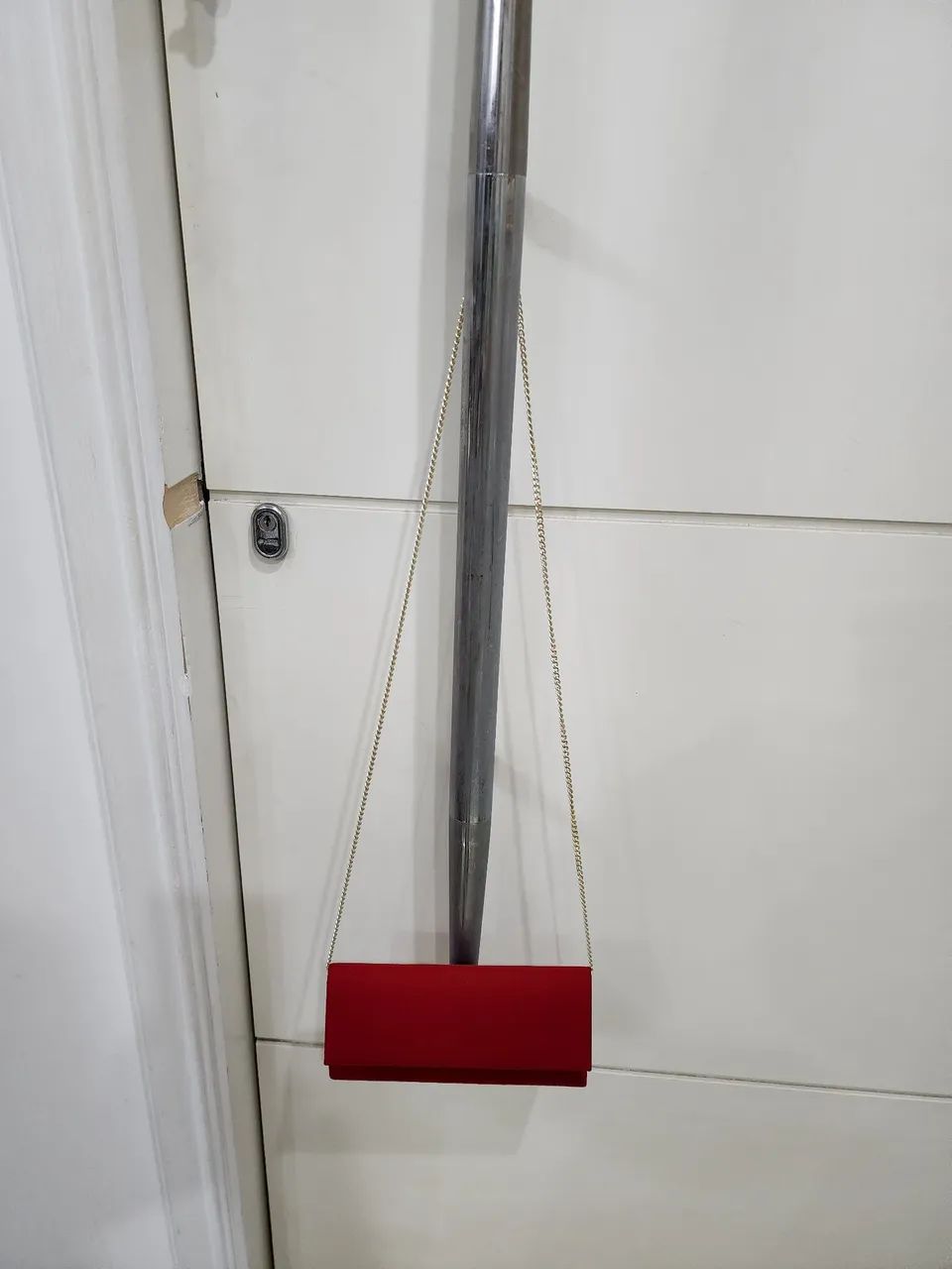 Bolsa de mão vermelha  - Foto 4