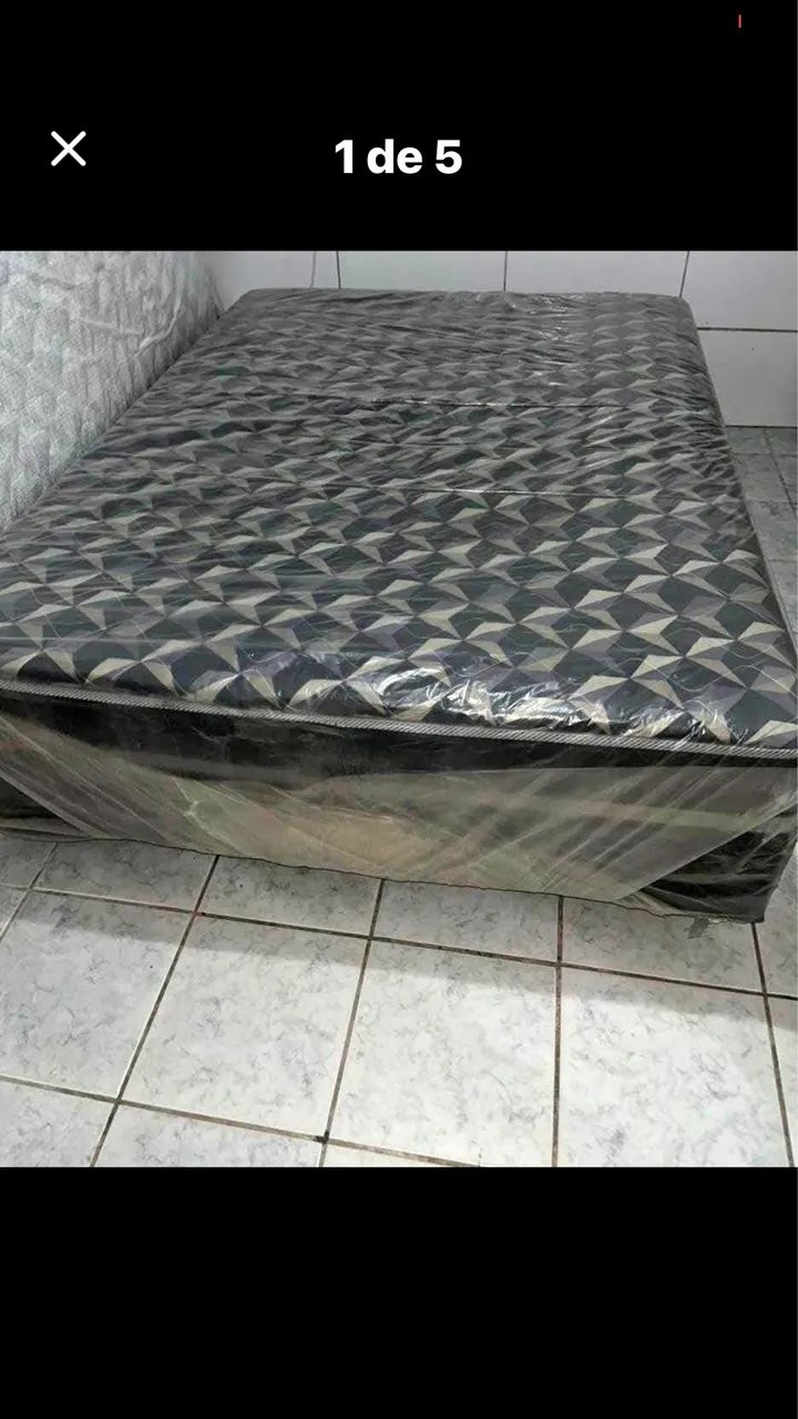 Cama box casal da fábrica 