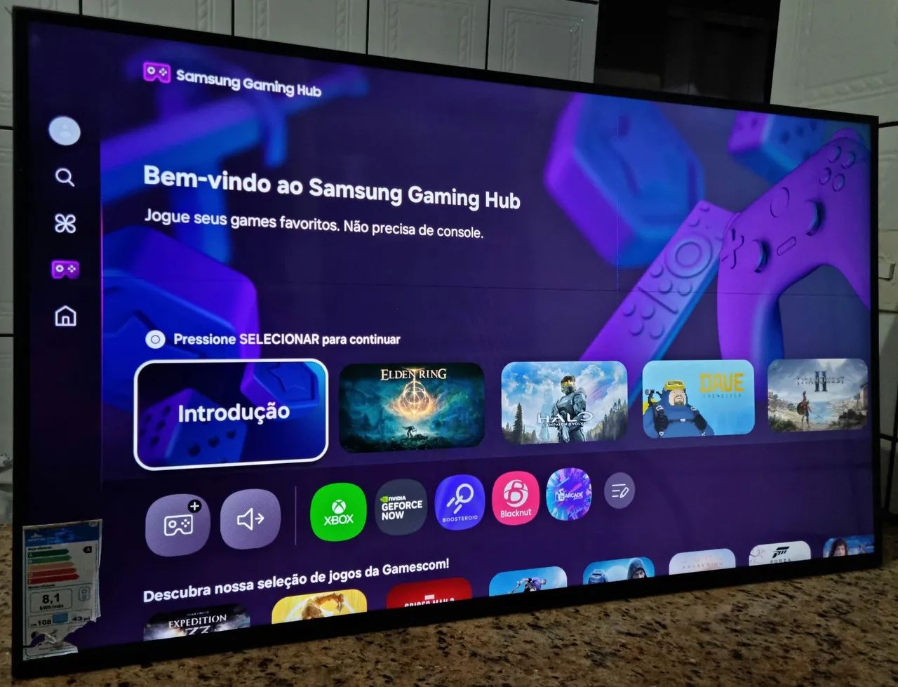 Tv Smart 43 polegadas Samsung 4K Crystal com Xbox one integrado  - Foto 2