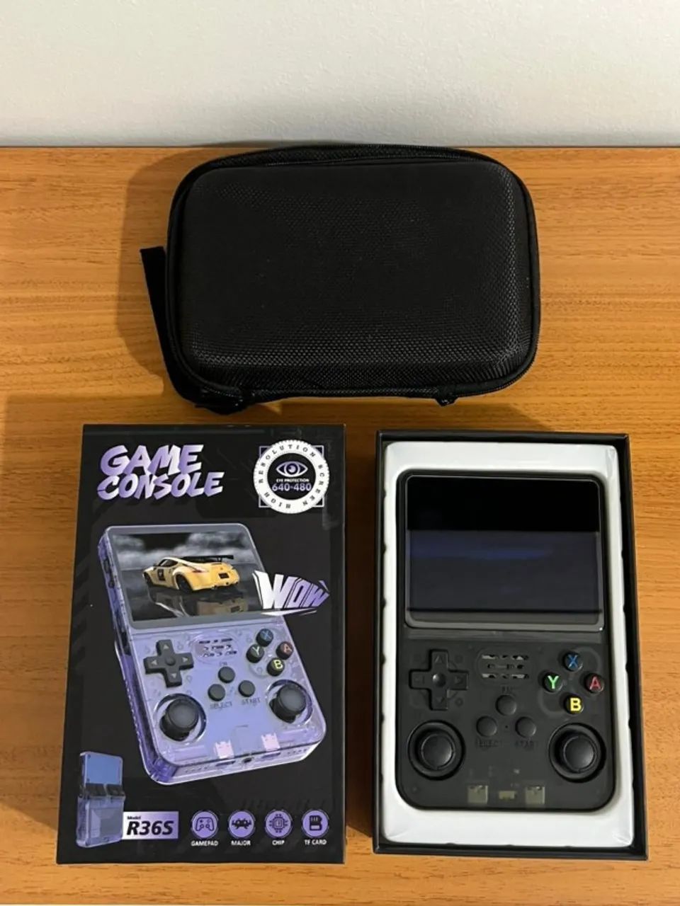 Game Console Portátil R36S ArkOS 64GB Tela 3.5' IPS HD + Acessórios Completos - Foto 3
