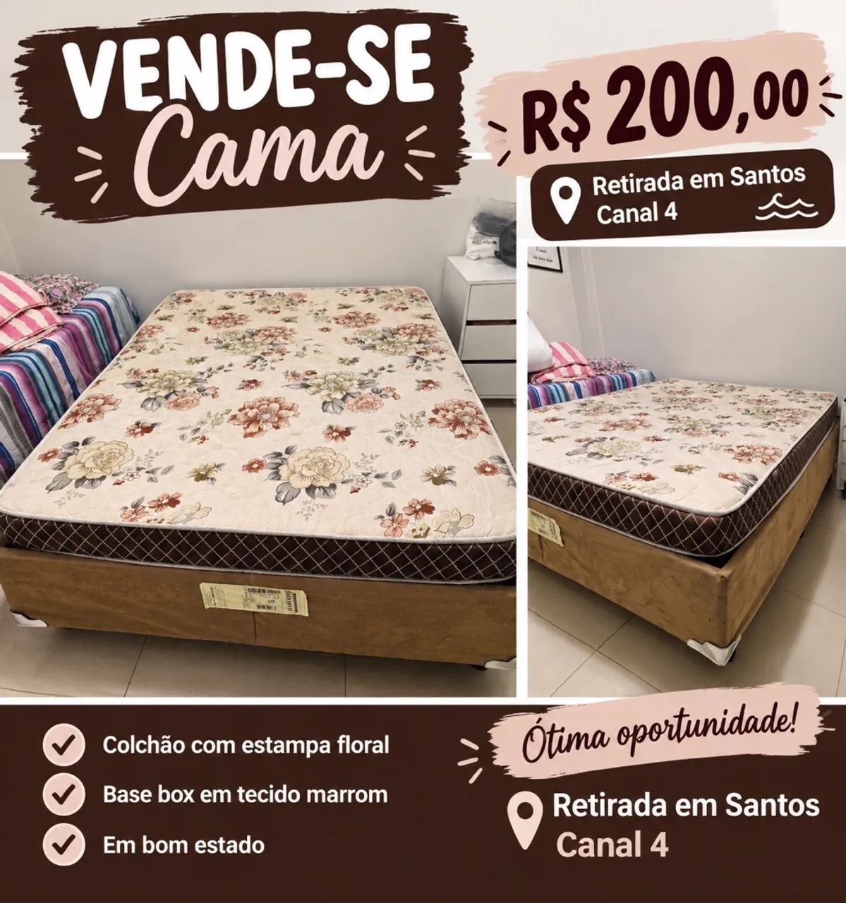Vende-se Cama Box