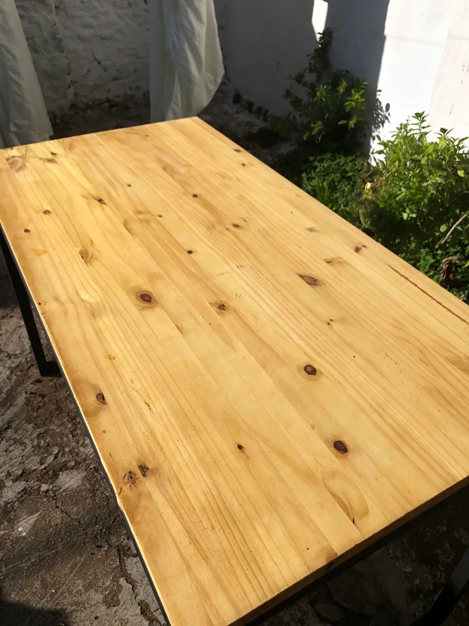 Mesa Industrial em Pinus 120x60cm  - Foto 5