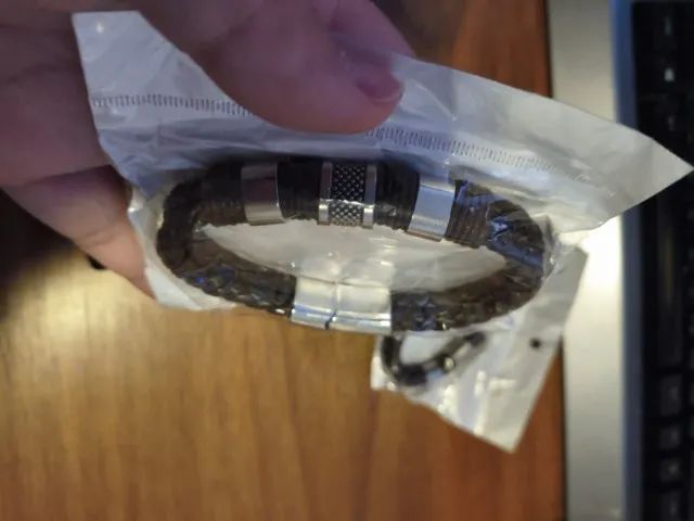 Pulseira de Couro e Corda - 3 Unidades Aleatorias - Foto 5