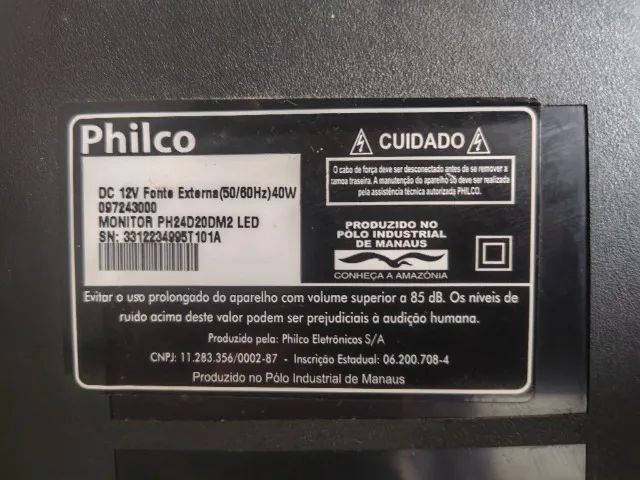 Monitor TV LED 24" Philco PH24D20DM2 HDTV. - Foto 2