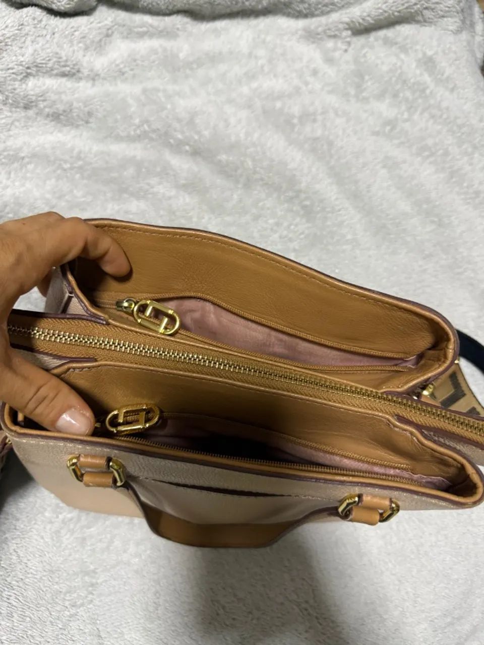 Bolsa Luz da Lua Couro Legítimo  - Foto 3