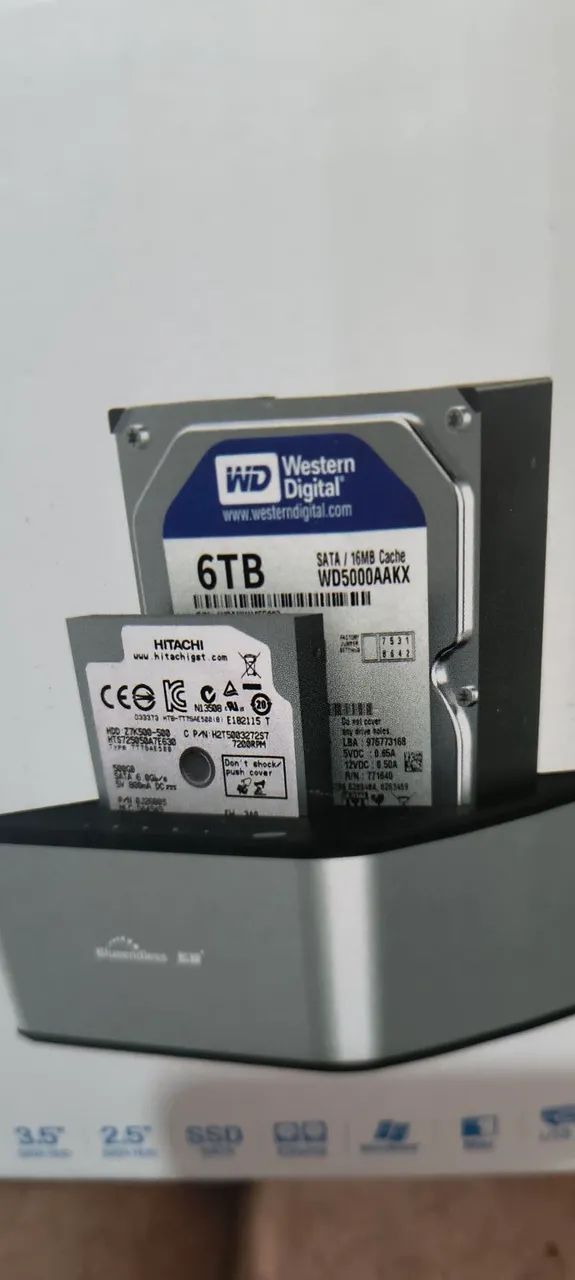 Leitor externo HD Blueendless